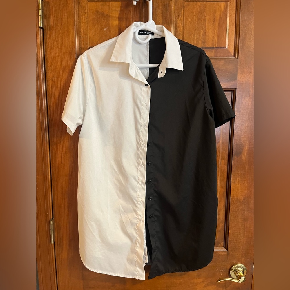 Two toned Button down